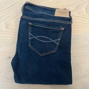 Abercrombie and fitch skinny jeans- sz 25 blue denim